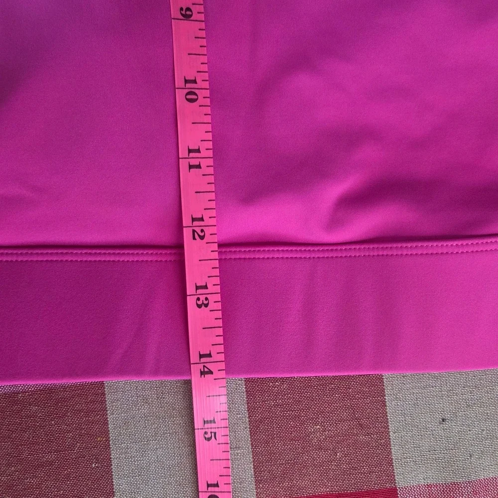 Hot Pink Strappy Racerback Sports Bra XL Cutout Yoga Gym Workout Top Activewear